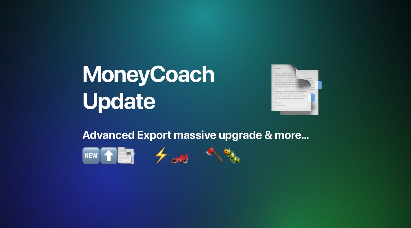 What's New In MoneyCoach 9.1