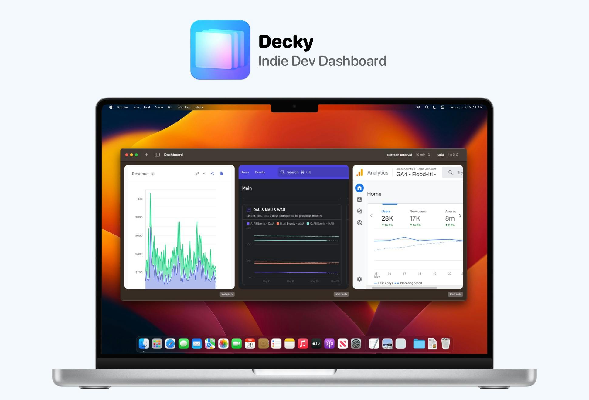 Introducing Decky - Indie Developer Dashboard