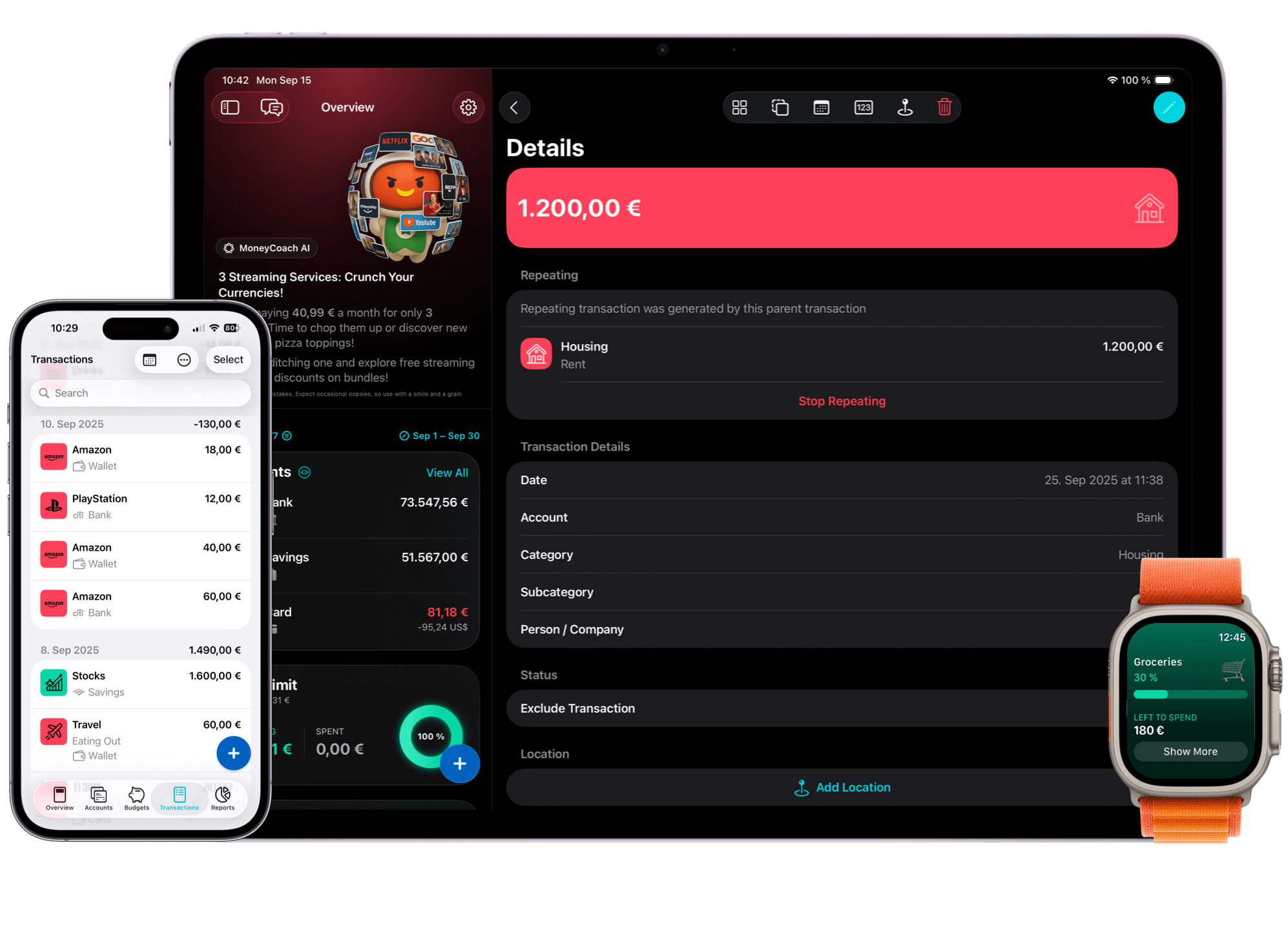 MoneyCoach Budgeting App screenshot