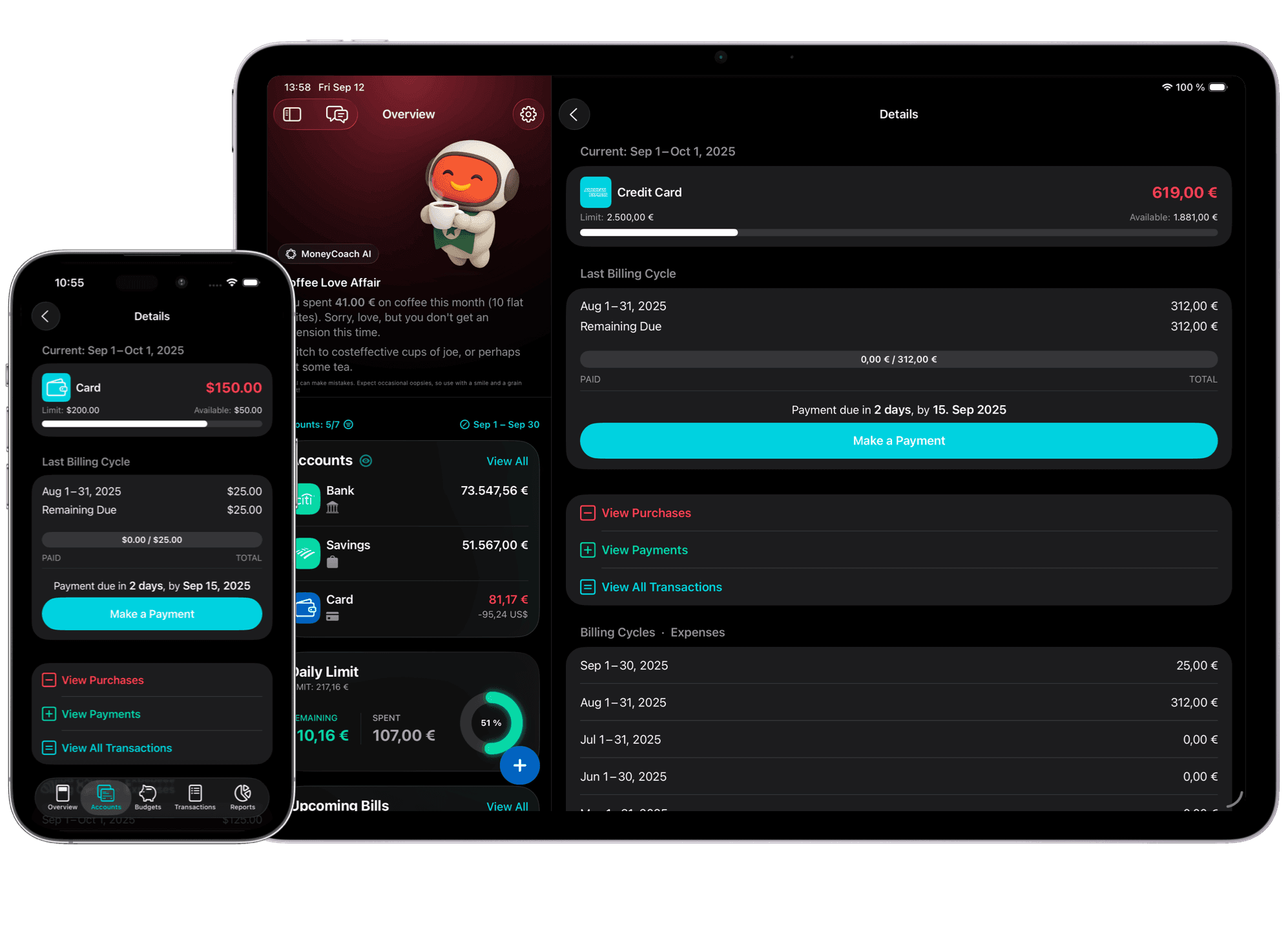 MoneyCoach Budgeting App screenshot